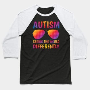 Autism seeing the world differently Baseball T-Shirt